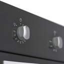 Horno Negro Espejo de Gas 24″