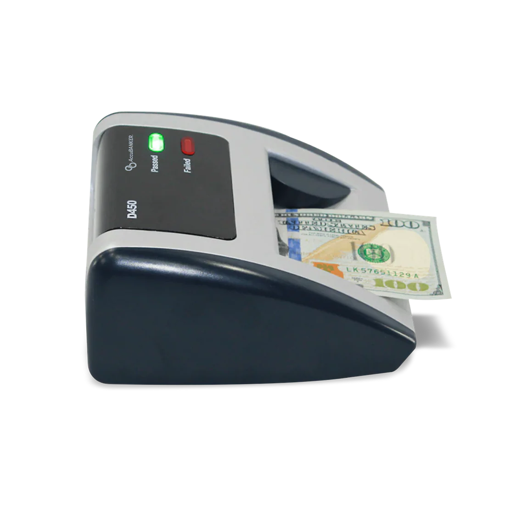 AccuBanker Detector Automático de Billetes Falsos.