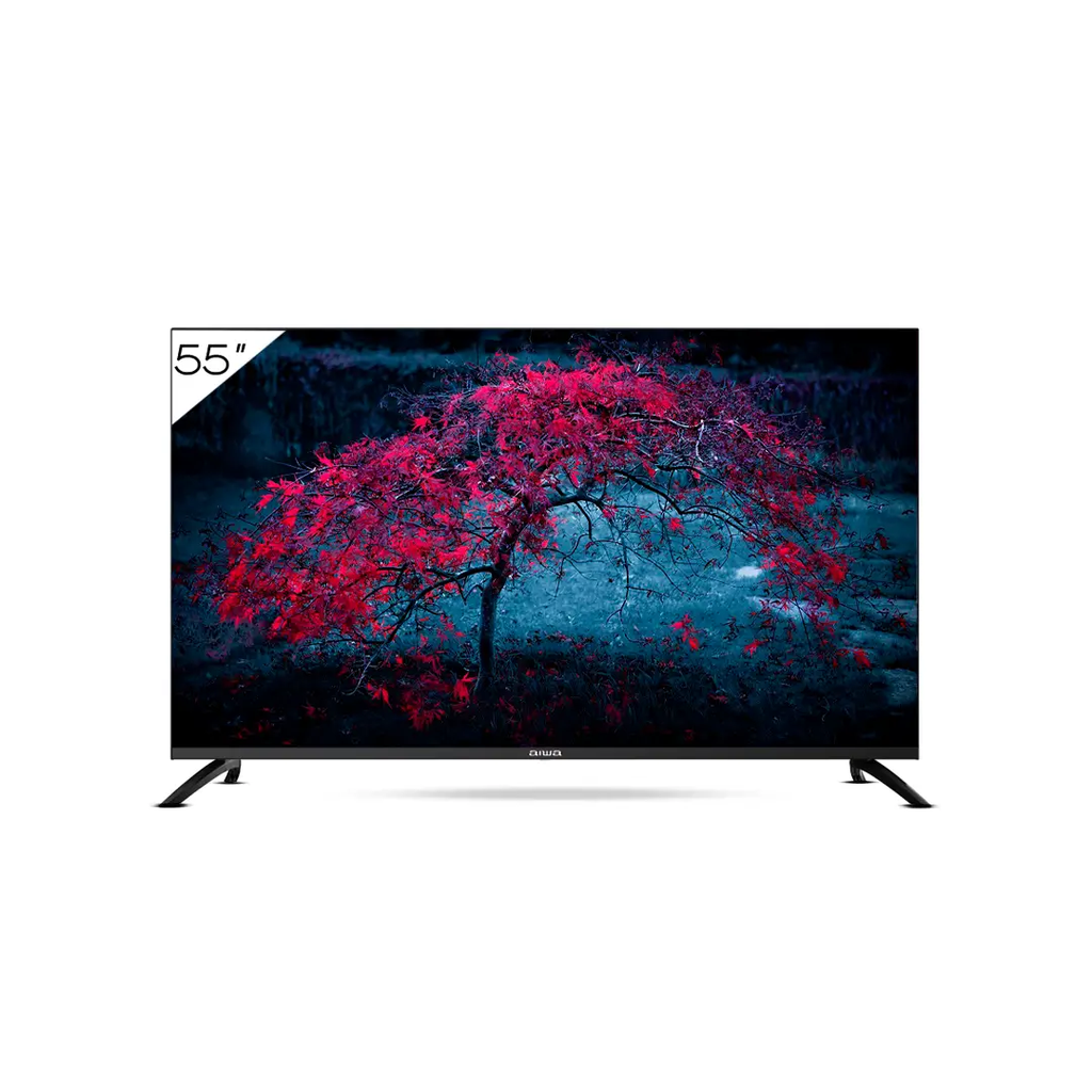 Aiwa 55", 4K Smart TV, Google TV.