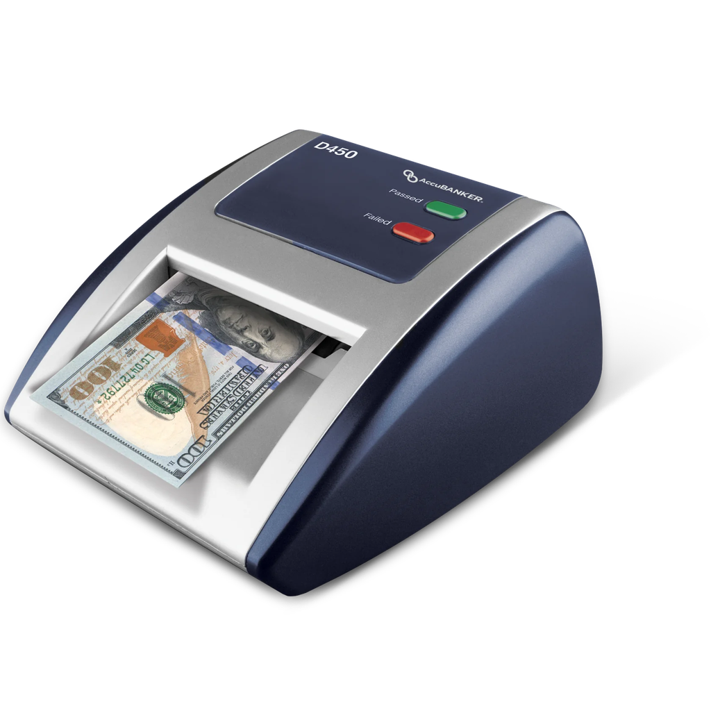 AccuBanker Detector Automático de Billetes Falsos.