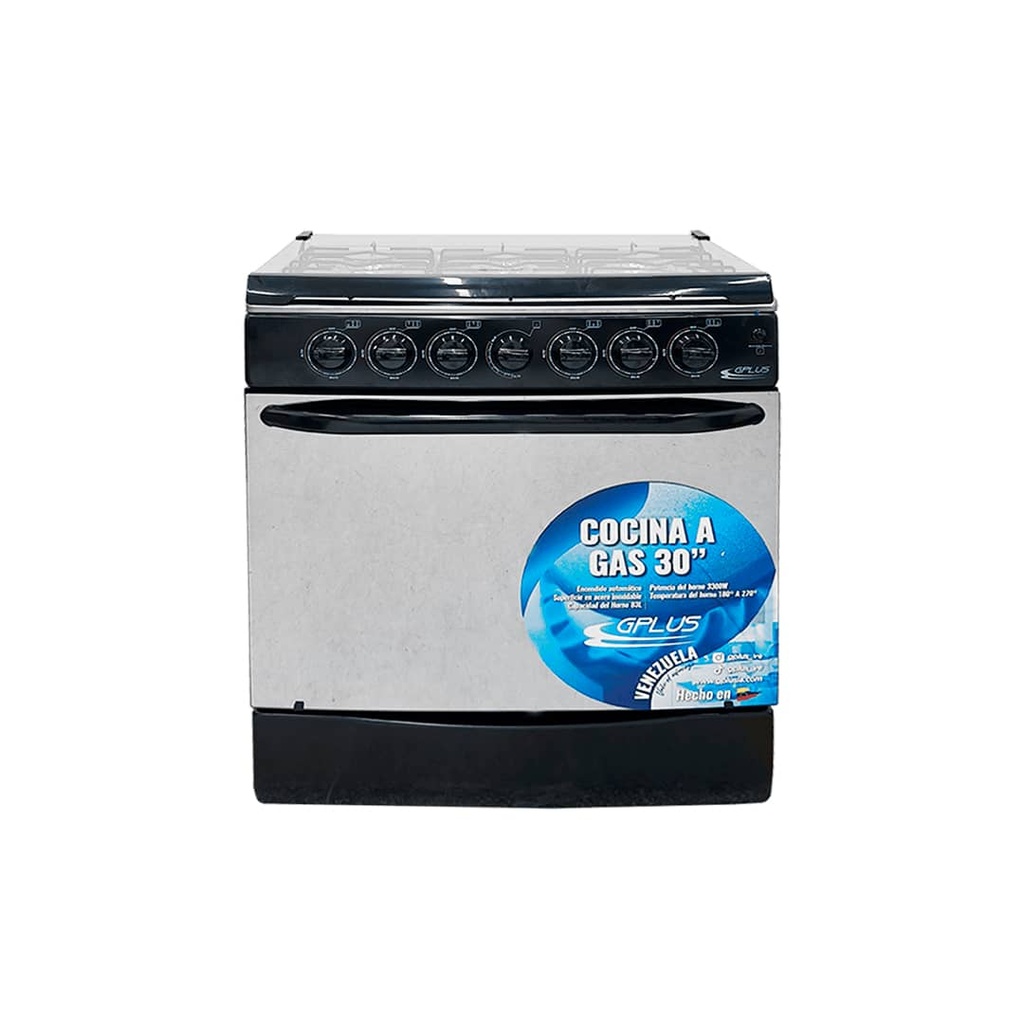 Cocina a Gas GPLUS 30″ / 6 Hornillas