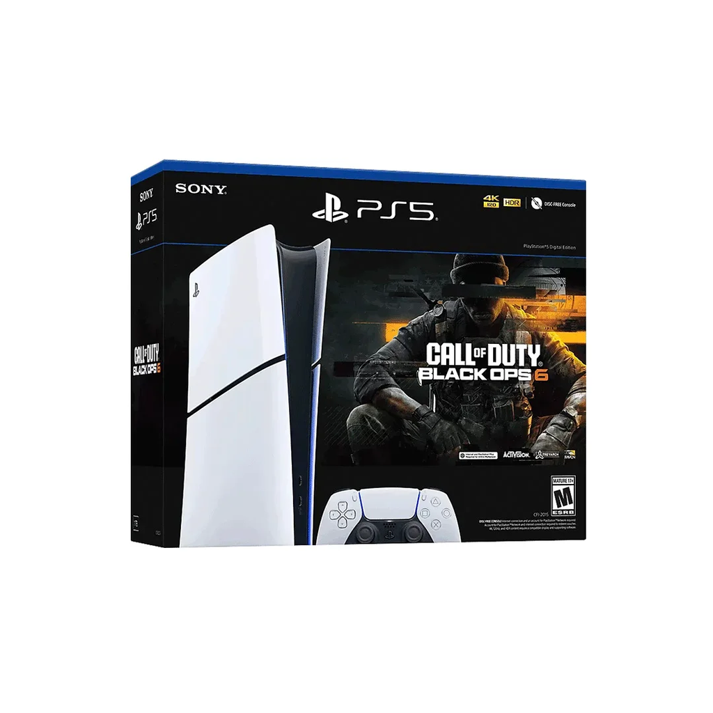 Playstation 5 Slim Digital Edition Call of Duty Black OPS 6 – 1TB / CFI-2015 (USA)