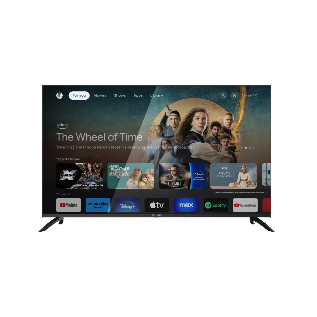 Aiwa QLED 43"1080p  Smart TV Google TV.