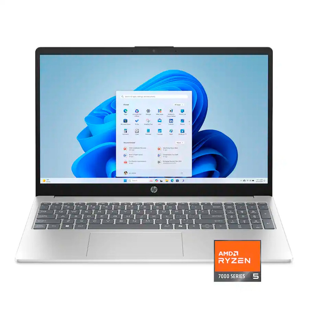 Laptop HP 15-fc0146dx – AMD Ryzen 5 7520U / 8GB / 512GB SSD / 15.6” / US / W11