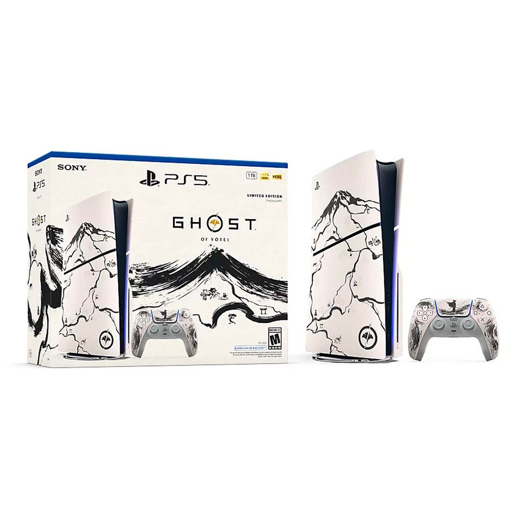 Sony Playstation 5 Slim Disc Drive Ghost of Yotei Gold Limited Edition CFI-2015, 1TB.