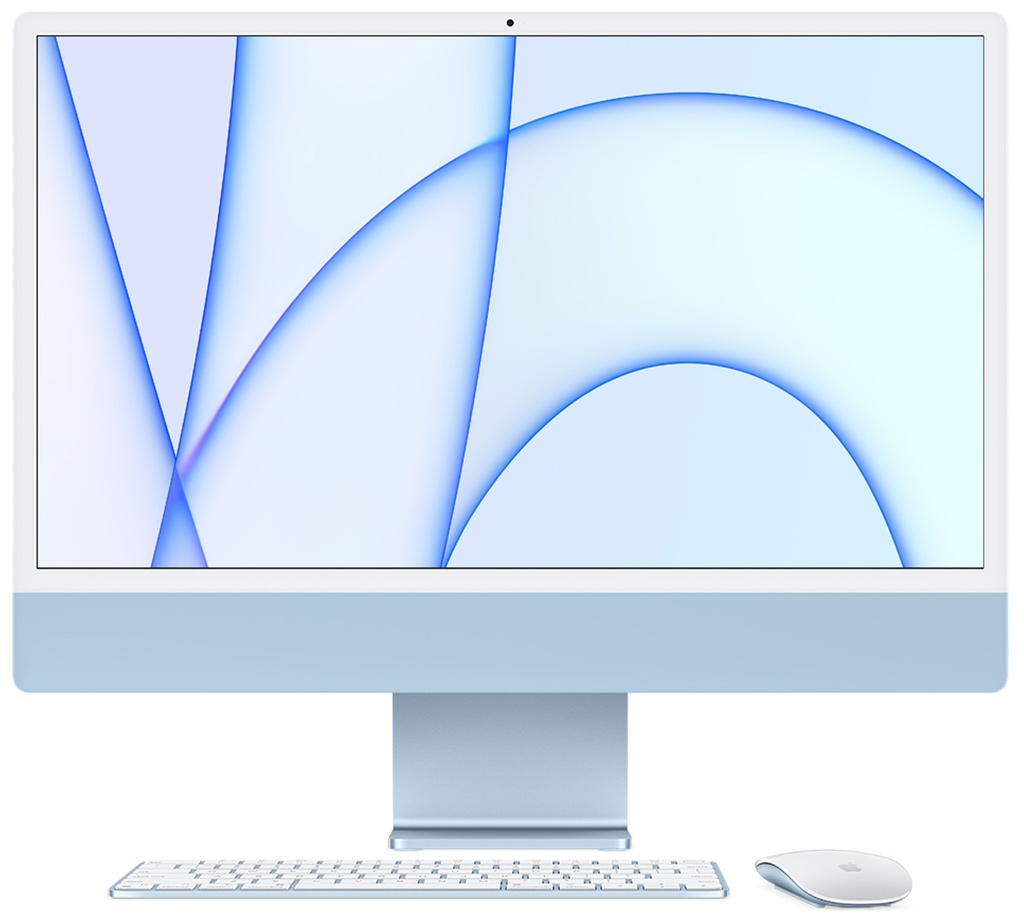Apple. iMac A2438 MGPR3LL/A 8-Core CPU/ 8-Core GPU 8GB Unified Memory 512GB SSD 24"