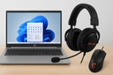 Combo Regreso a Clases Laptop HP 15-dy5885wm, Intel Core i5-1235U, 8GB, 256GB SSD, 15.6", US, W11 - Audífonos Redragon Ares H120 - MSI Mouse Forge GM300