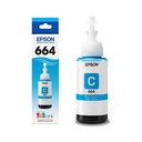 Botella EPSON T664 Azul L200-L110-L210-L355-L555